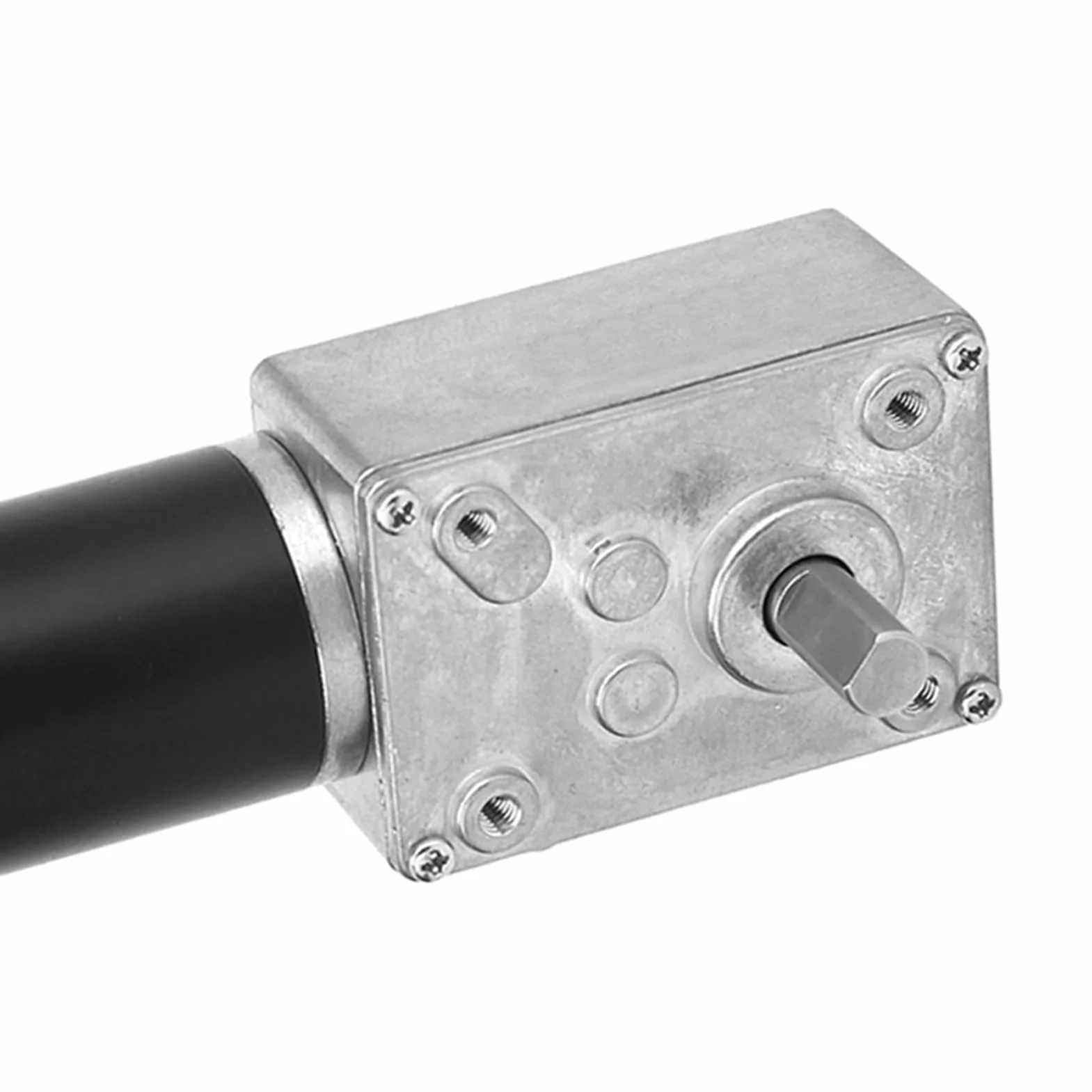 Motor de Engranajes de Tornillo 12V 20 RPM Alta Torsión Eje Reversible 8 mm