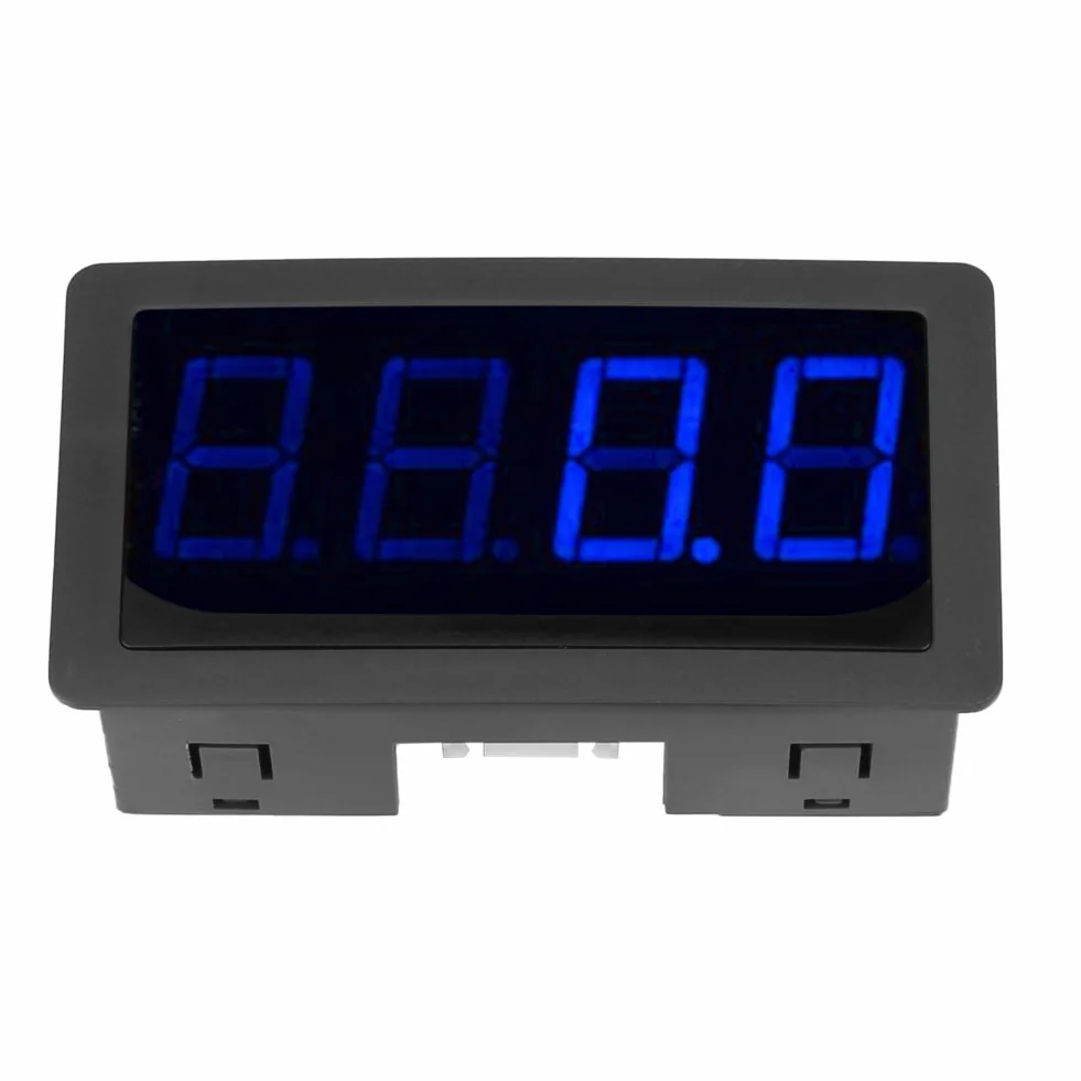 Tacómetro de Panel LED 4 Dígitos NPN Rojo/Azul con Sensor de Proximidad Efecto Hall