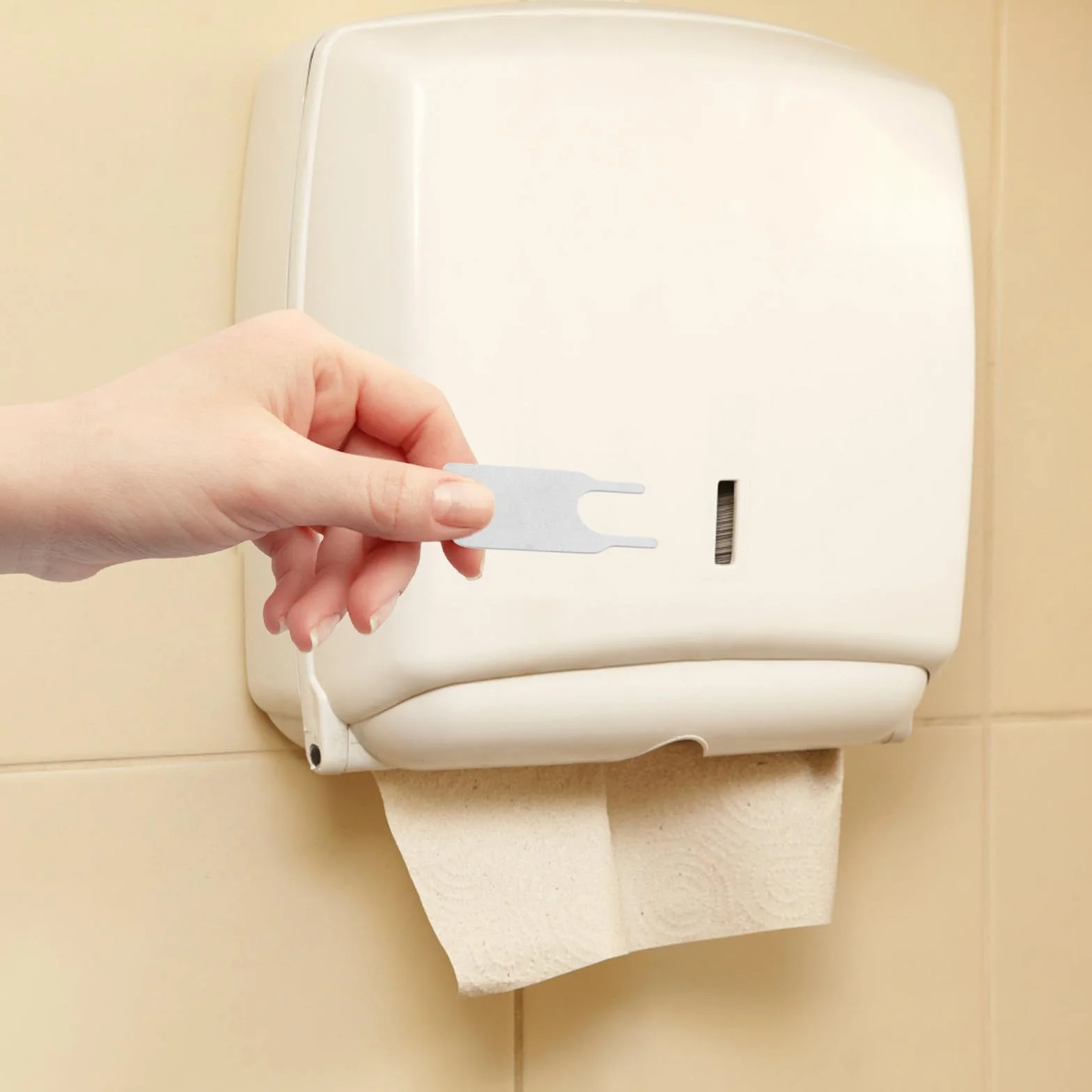Llave de Cerradura Metálica para Dispensador Comercial de Toallas de Papel