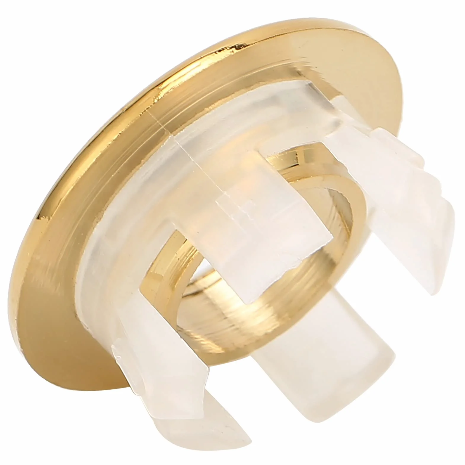 Tapa de desbordamiento para fregadero latón circular - Anillo de repuesto inserto lavabo cocina