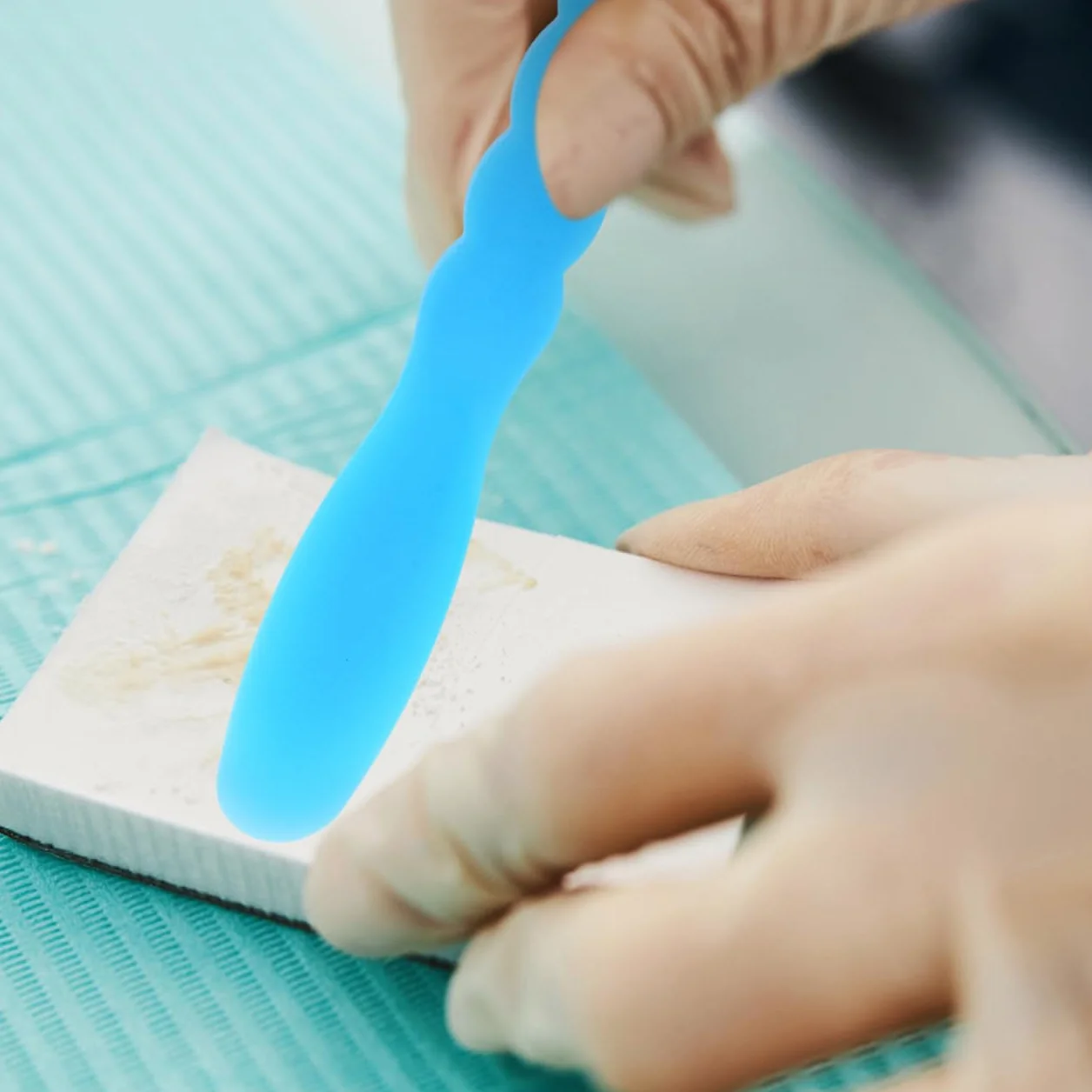 Supvox 4 espátulas dentales 19,5 cm resistentes al calor plástico herramientas dentales