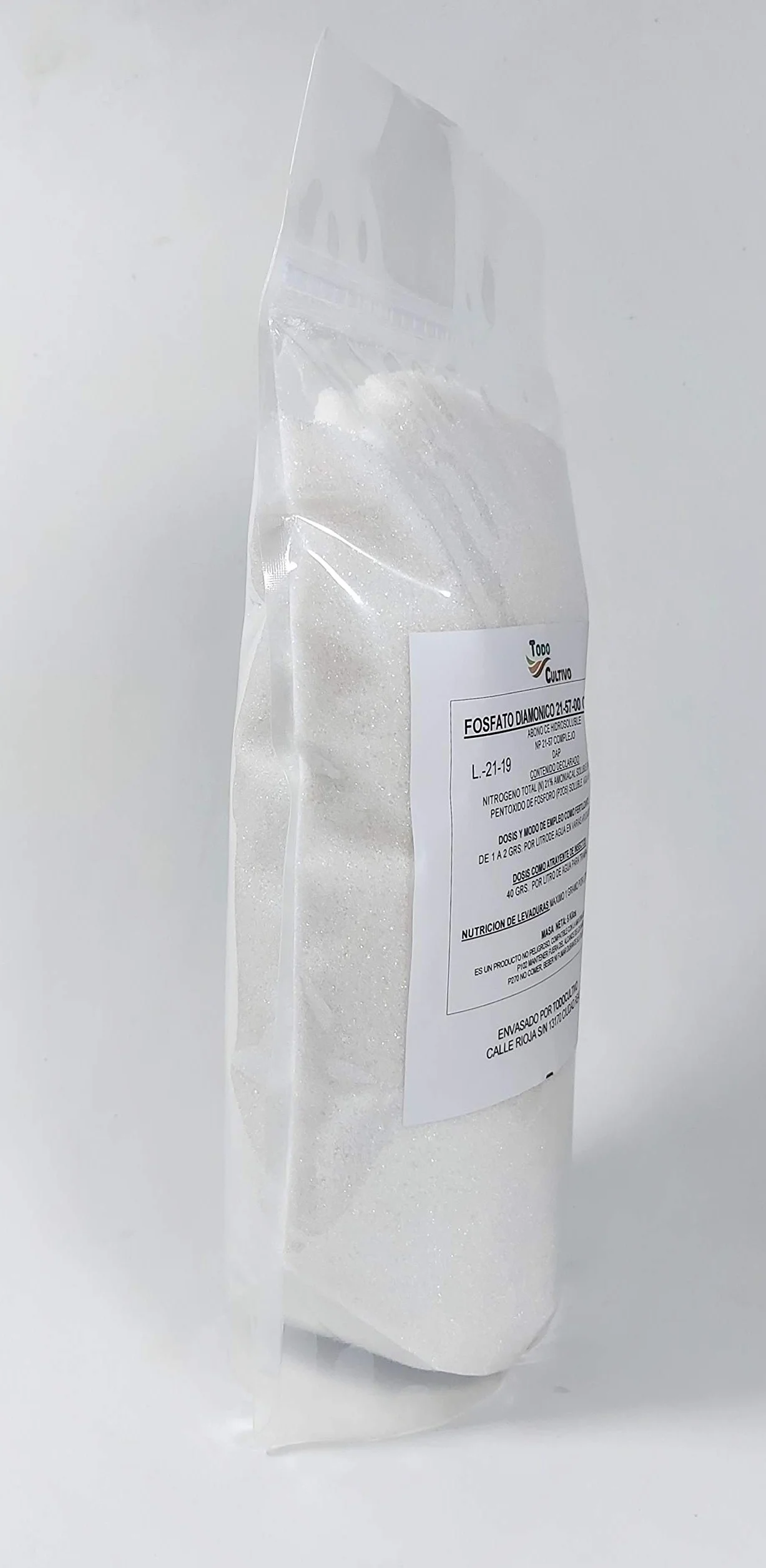 Fosfato diamónico hidrosoluble 21-57-00 5 Kilos Fertilizante nutriente para Vino y Mosto