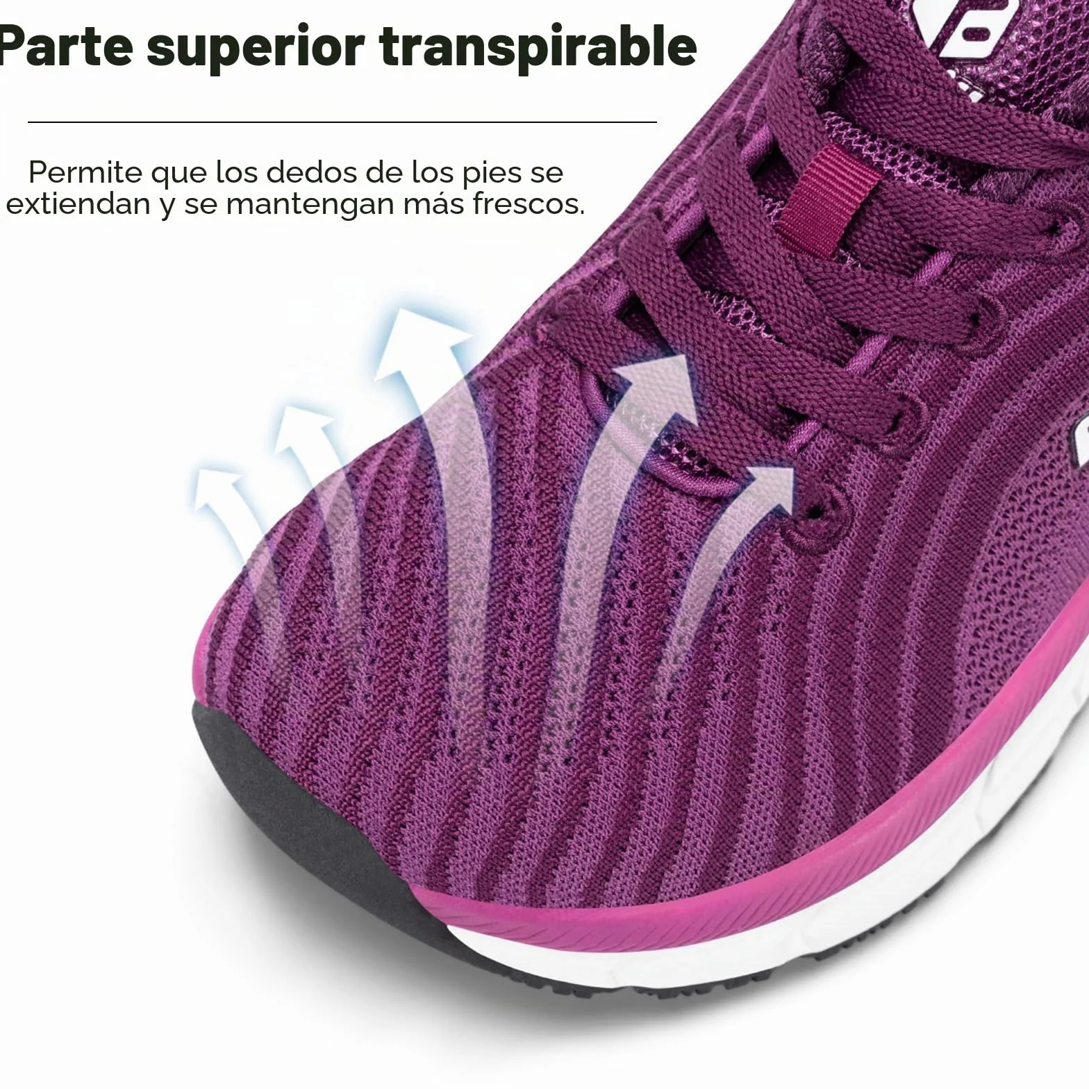 FitVille Zapatillas Running Mujer Anchas Ligeros Zapatos Gimnasia Deportivos Transpirables Caminar