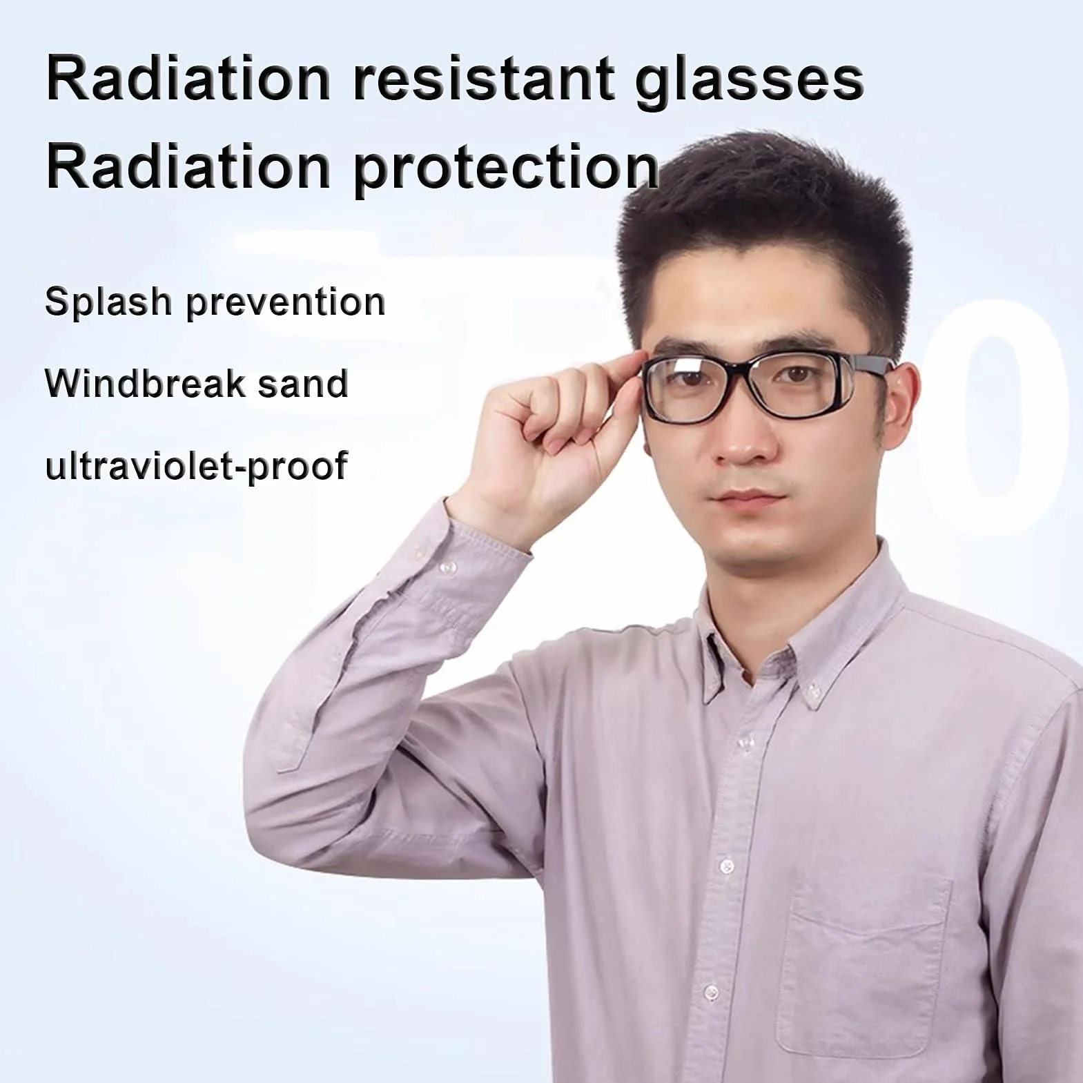 Delantal de Plomo Gafas Protectoras de Rayos X 0,75 MmPb Para Adultos Hospitales Radiógrafos