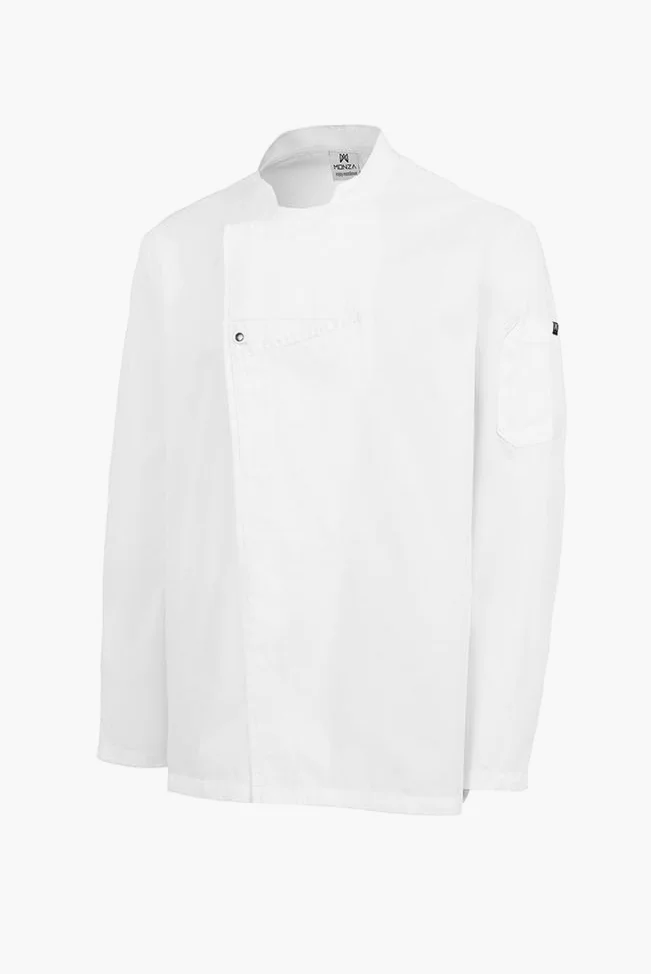 Chaquetilla Cocinero Hombre Manga Larga Corchetes Regular Fit Ropa Cocina