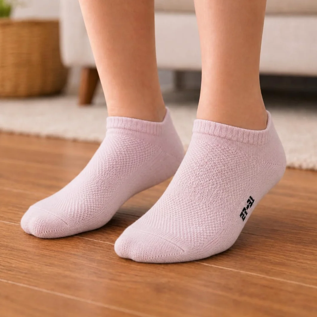 12 Pares - Calcetines tobilleros niña - Calcetines niña - Calcetines cortos niña - Transpirables y hechos de algodón