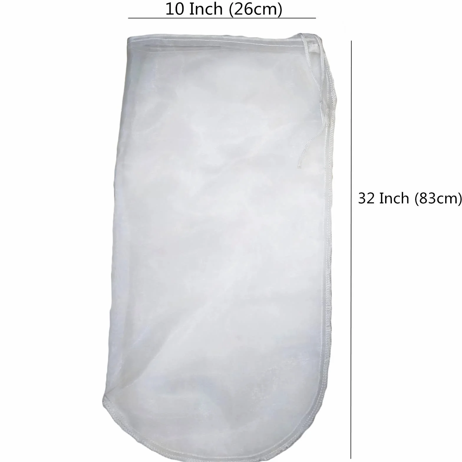 Bolsas de filtro de nylon de malla grande 800 micras 10x32 pulgadas