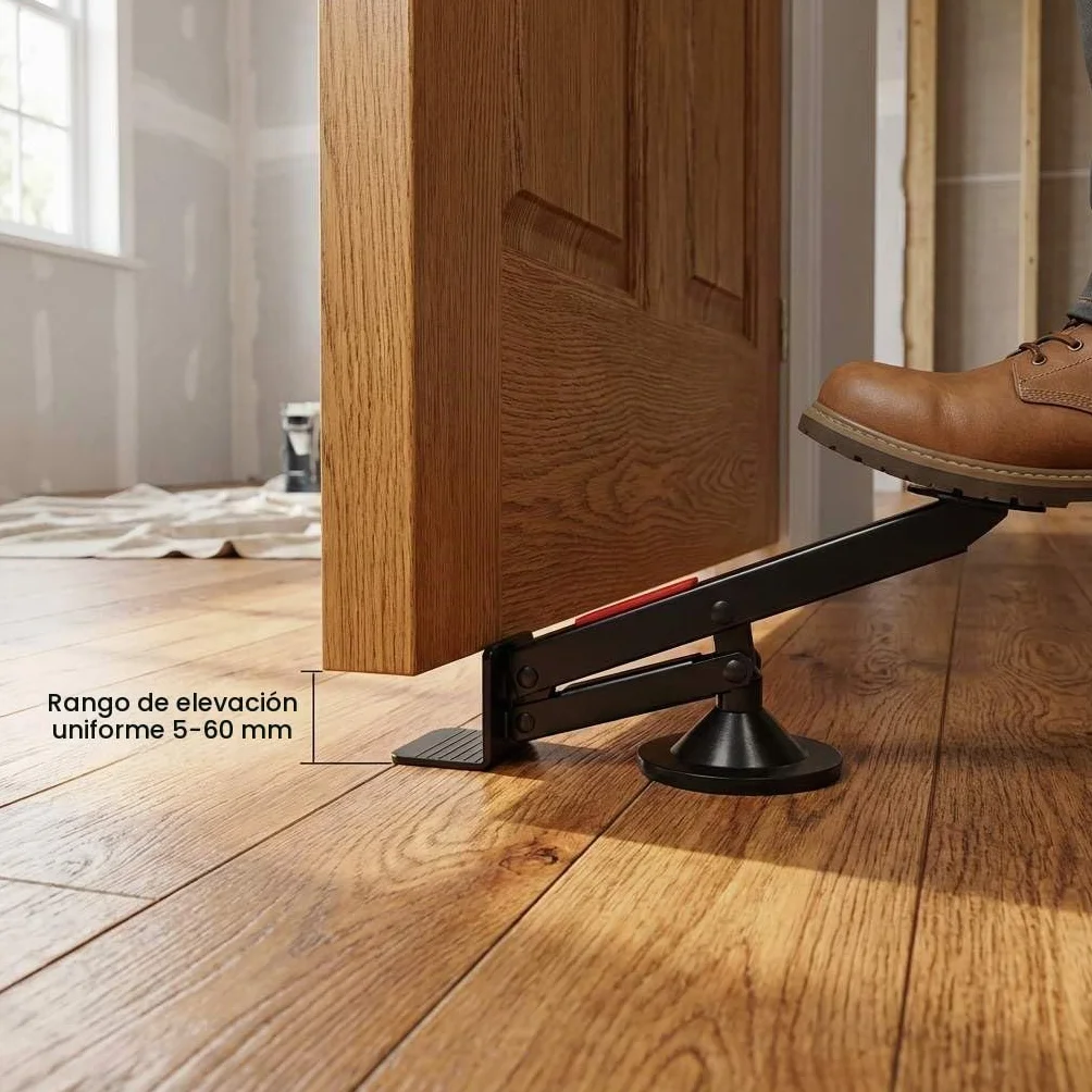 QWORK Levantador de Puertas y Muebles Rotación 360 Grados Capacidad Máxima 100 kg