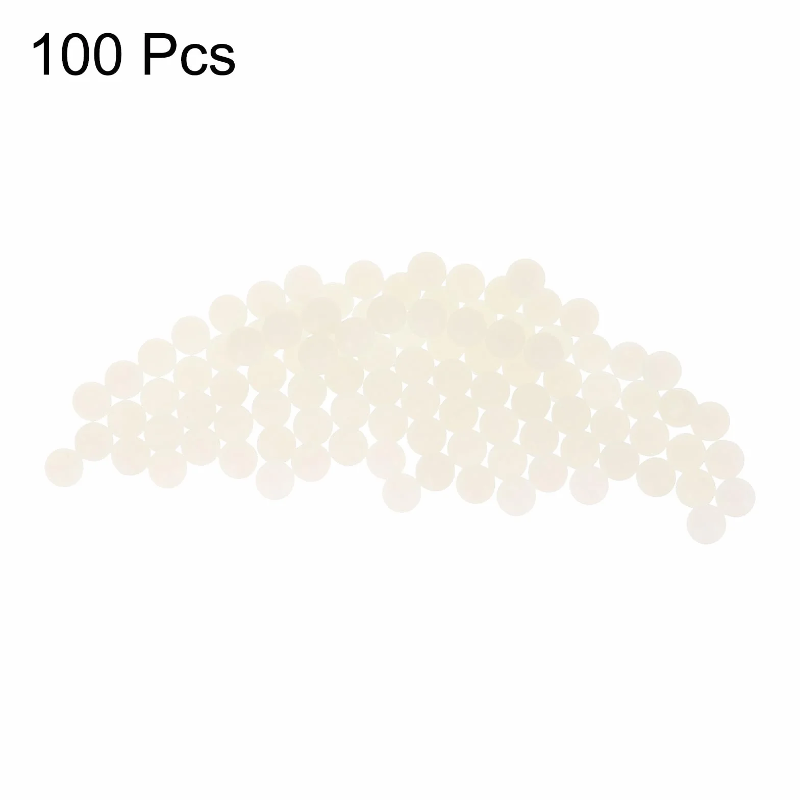 QUARKZMAN 100 Piezas Bolas Rodamiento Nylon 4 mm Plástico Precisión Mini