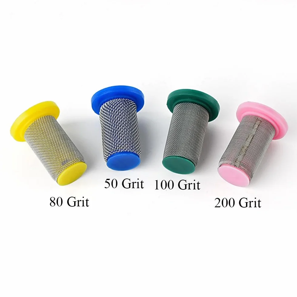 Filtros antigoteo de malla 50 unidades, filtro de pulverización cilíndrico para jeringa posterior