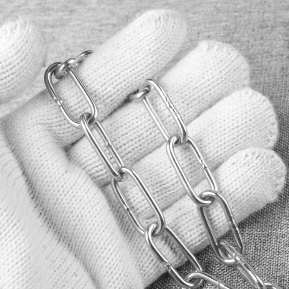 Cadena de Acero Inoxidable 2m 3mm con Mosquetón