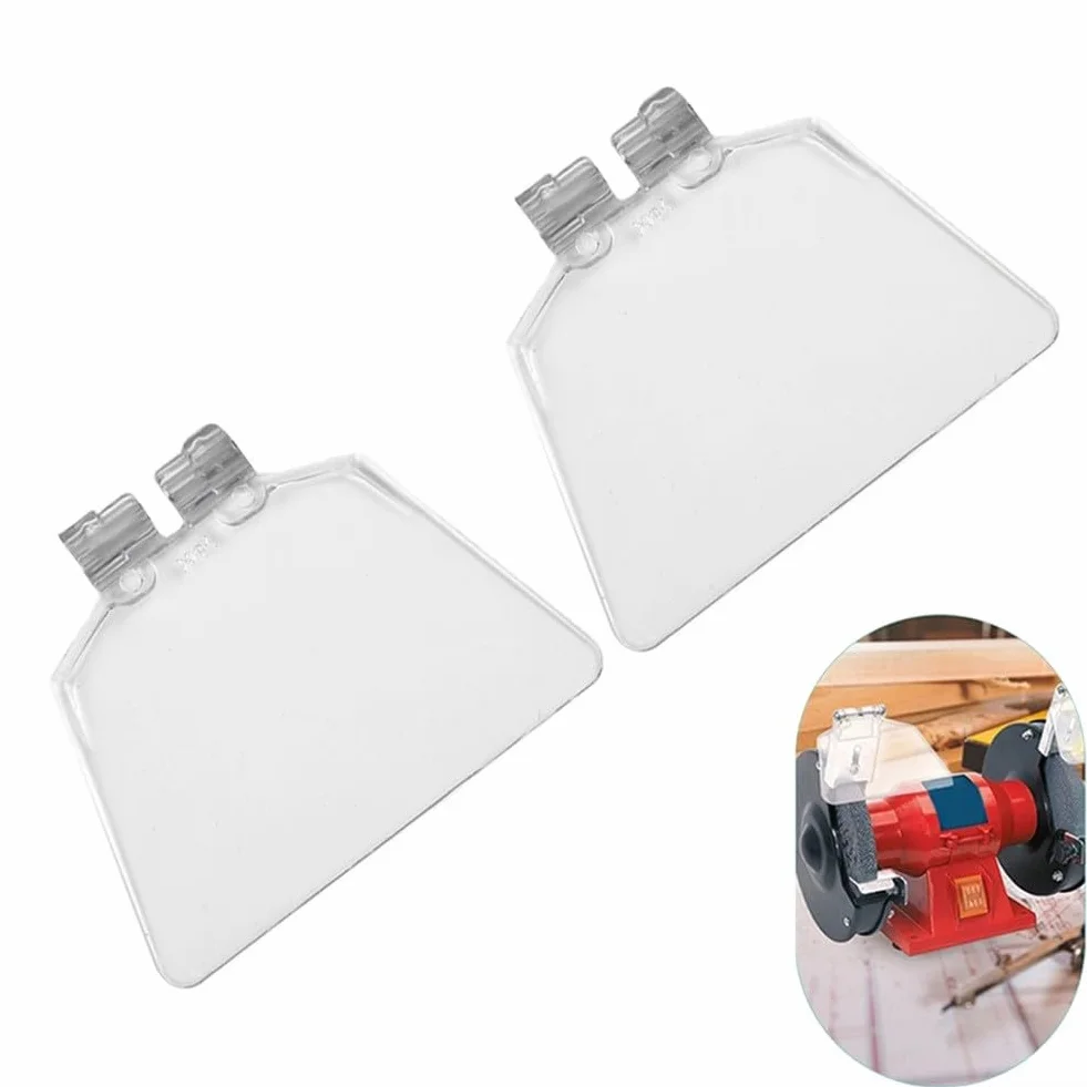 Protectores oculares para amoladora de banco, 2 transparentes ABS
