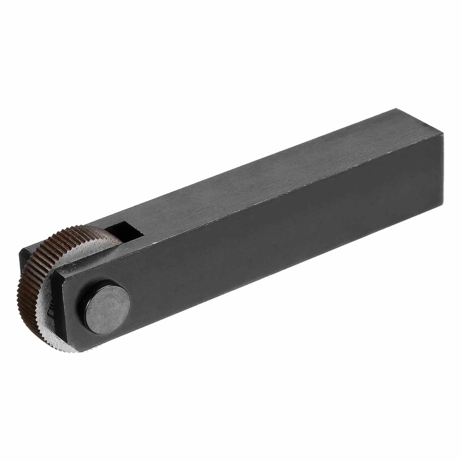 sourcing map Única Recta Moleteado Rueda 1,2mm Paso Alta Velocidad Acero Lineal Herramientas Juego