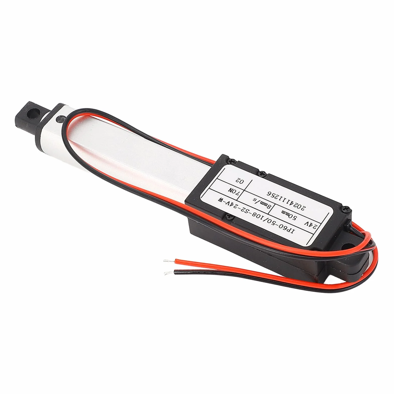Mini Actuador Lineal Eléctrico 24 V CC 50 mm 70 N Empuje para Abridores de Ventanas