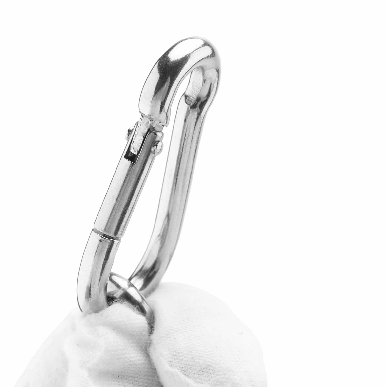 Cadena de acero inoxidable 4 mm 60 cm para silla colgante con ganchos M5 y hebillas