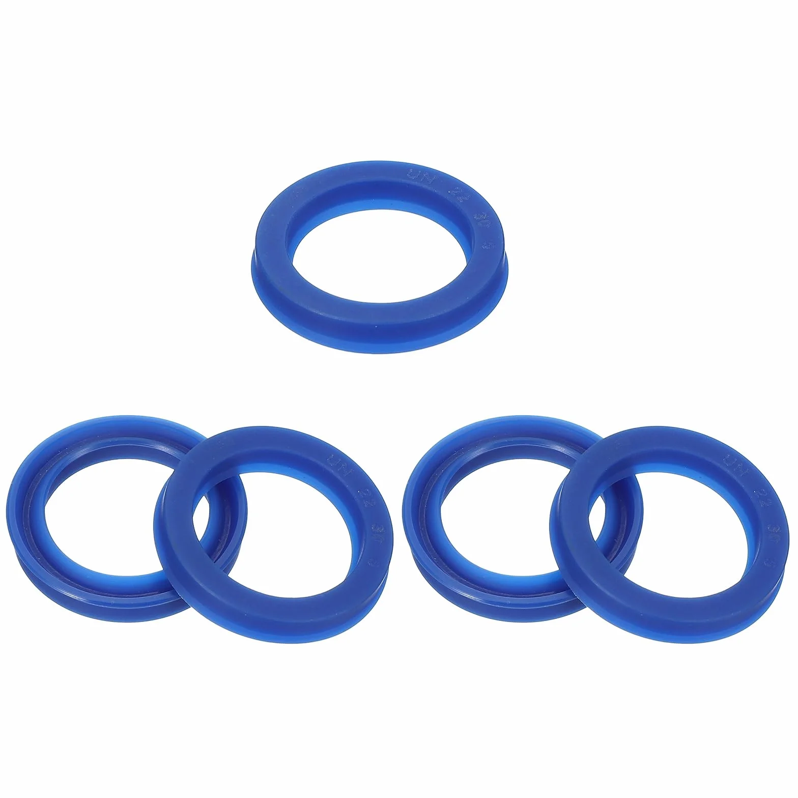 PATIKIL UN Sello de Eje Radial 22mm ID x 30mm OD x 5mm Ancho, 5 Piezas Sello de Aceite de PU para Bombas de Eje