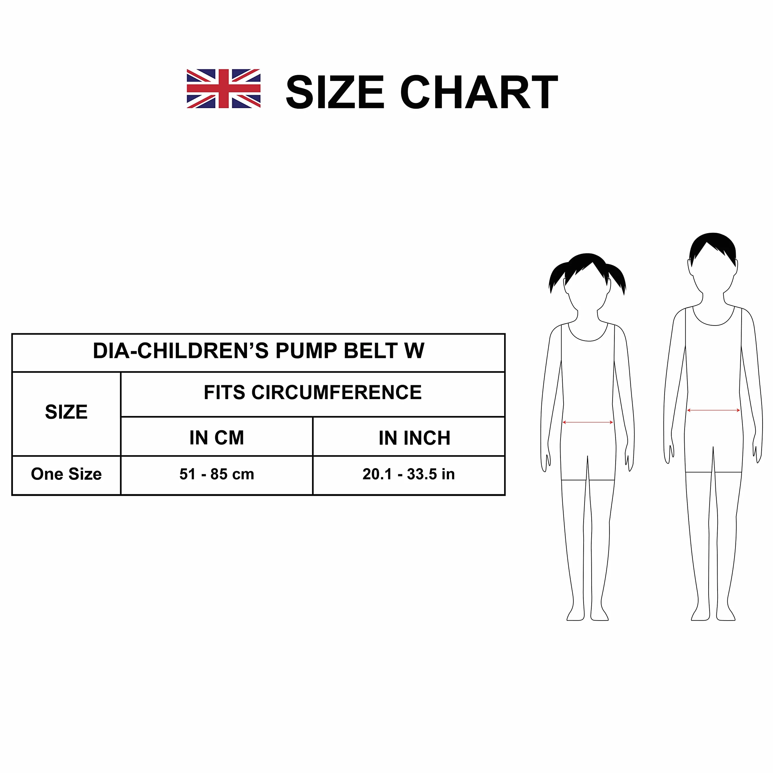 Cinturón de bomba de insulina con ventana para niños - Dia-Children's Pump Belt - SAILORS (63-85 CM)
