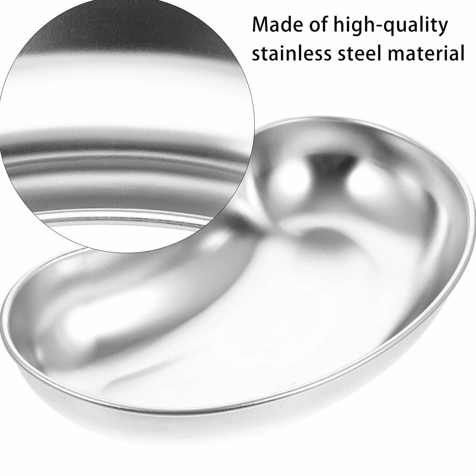 Scicalife Bandeja de Acero Inoxidable para Instrumentos Quirúrgicos Dentales Laboratorio