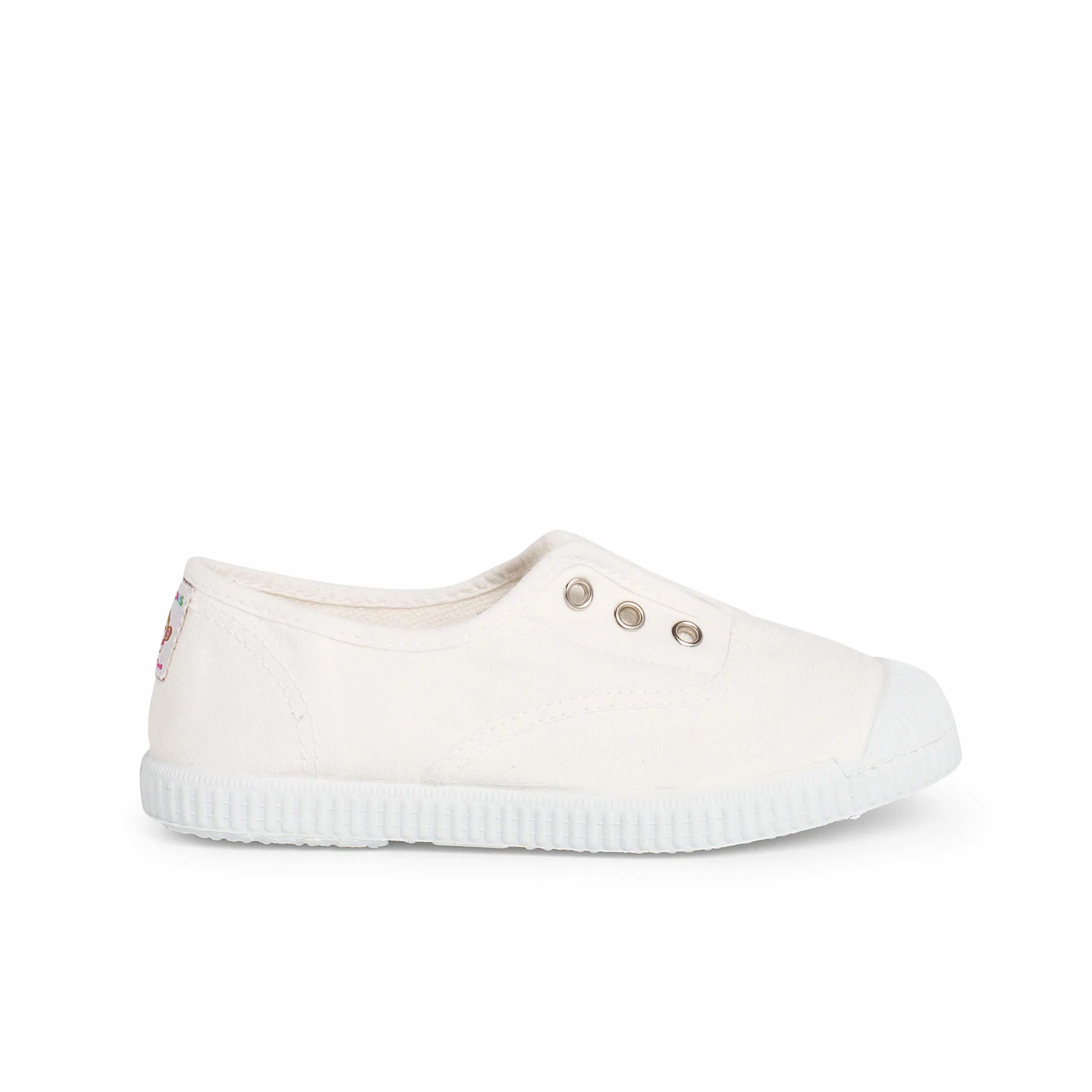 Pisamonas Zapatillas Lona Punta Goma Sin Cordones