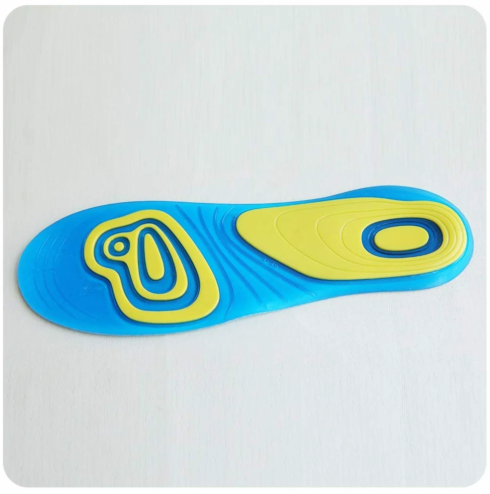 Silicone Gel Orthotic Insoles for Shoes Unisex Shock Absorption Shoe Inserts Pad Care for Heel Foot Plantar Fasciitis (Size : 275mm) (275mm)