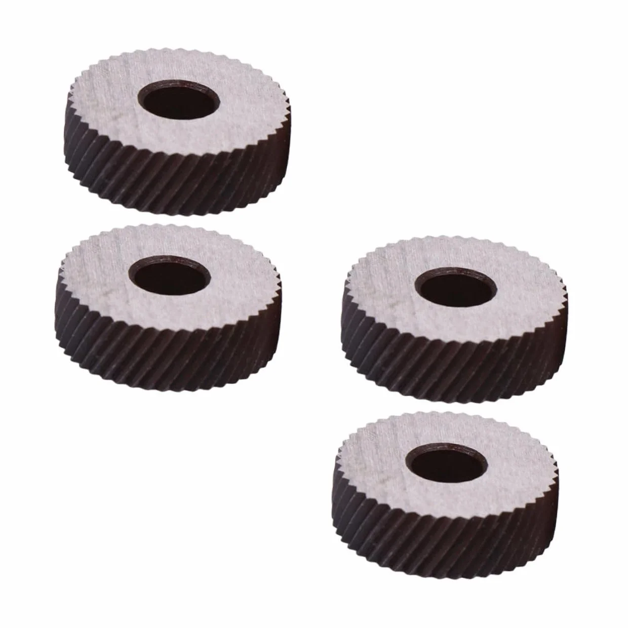 Juego de 4 Herramientas de Moleteado de Acero para Torno de Metal