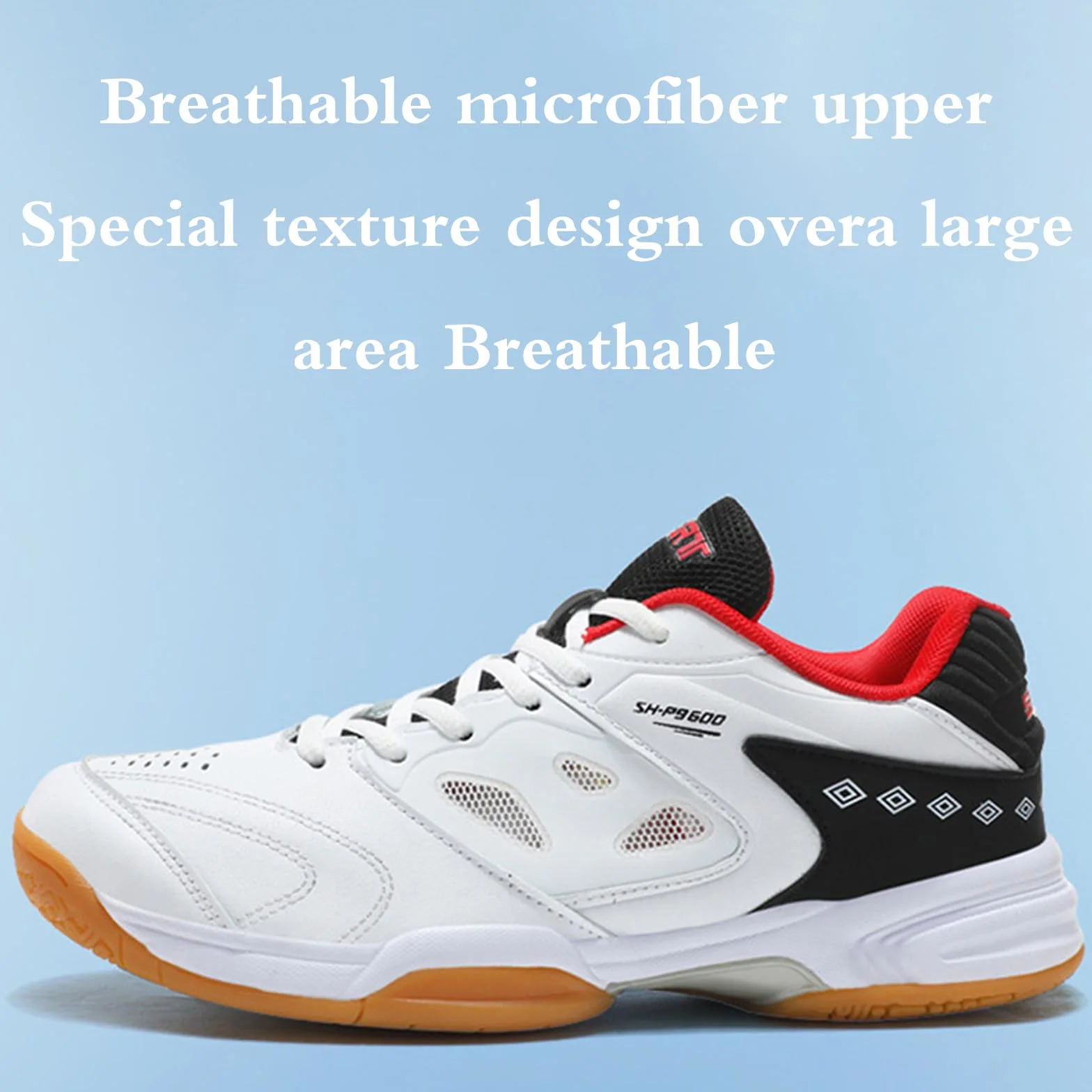 Zapatos de Bádminton Suaves para Hombre y Mujer, Zapatillas de Voleibol, Rebote Rápido, Transpirables