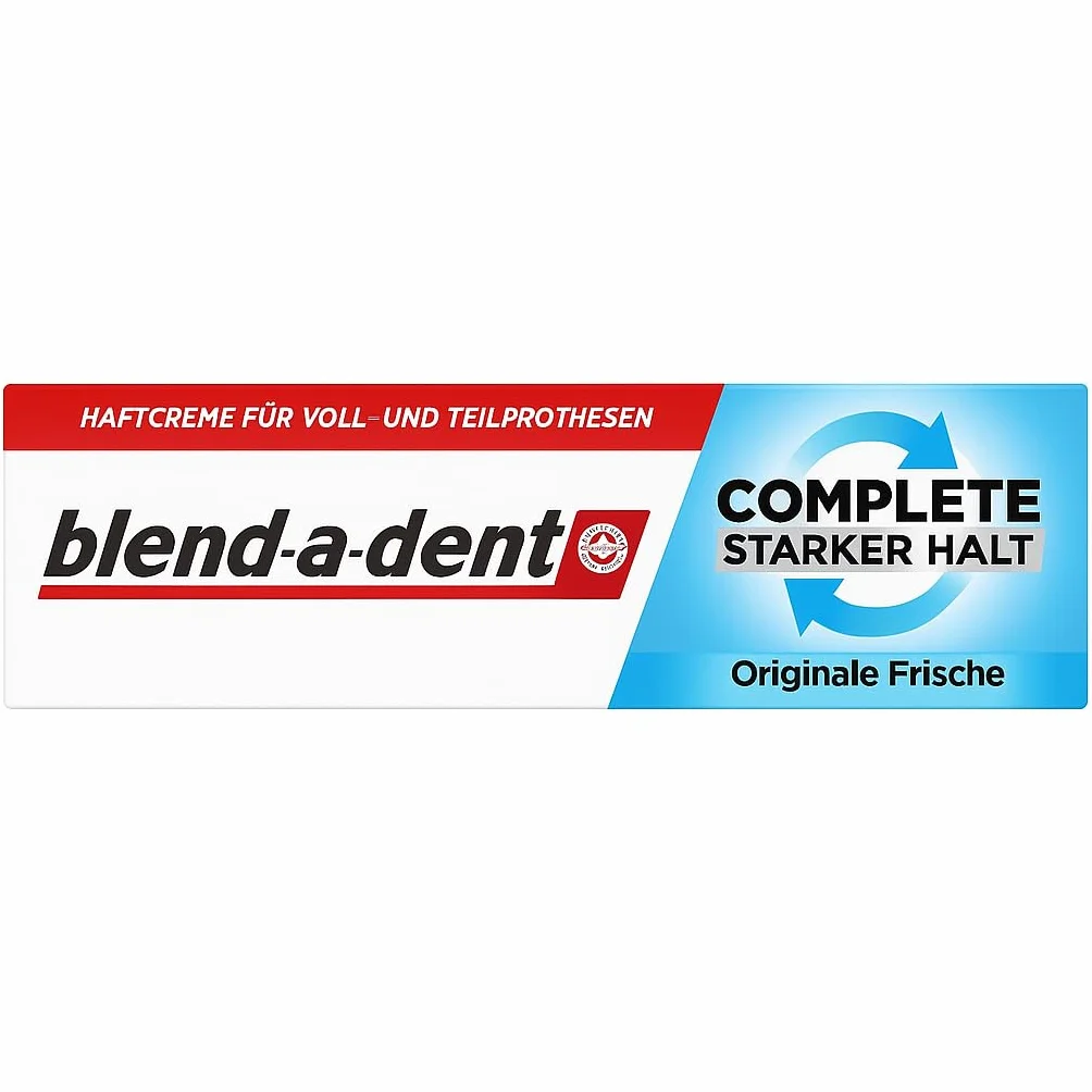 Blend-a-dent Complete Crema adhesiva para dentaduras postizas, 47 g