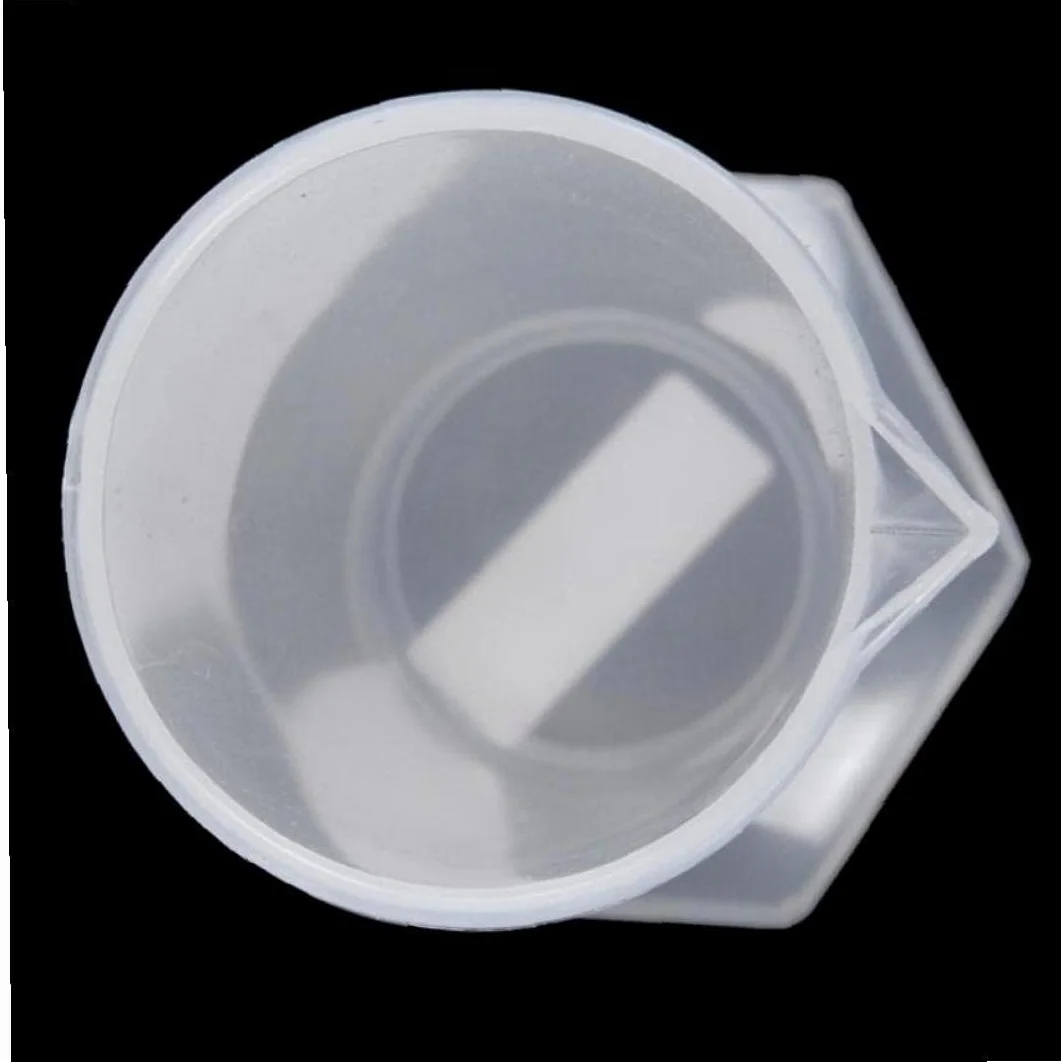 Probeta Octogonal Base De Plástico Autoclavable Blanca 1000 ml