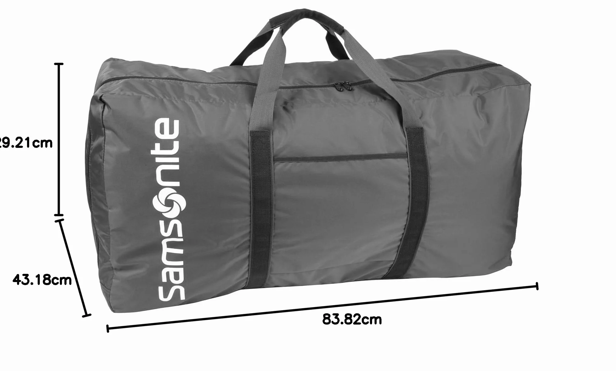 Samsonite Tote-A-Ton Bolsa de Lona de 32.5 Pulgadas, Color carbón, Paquete de 3