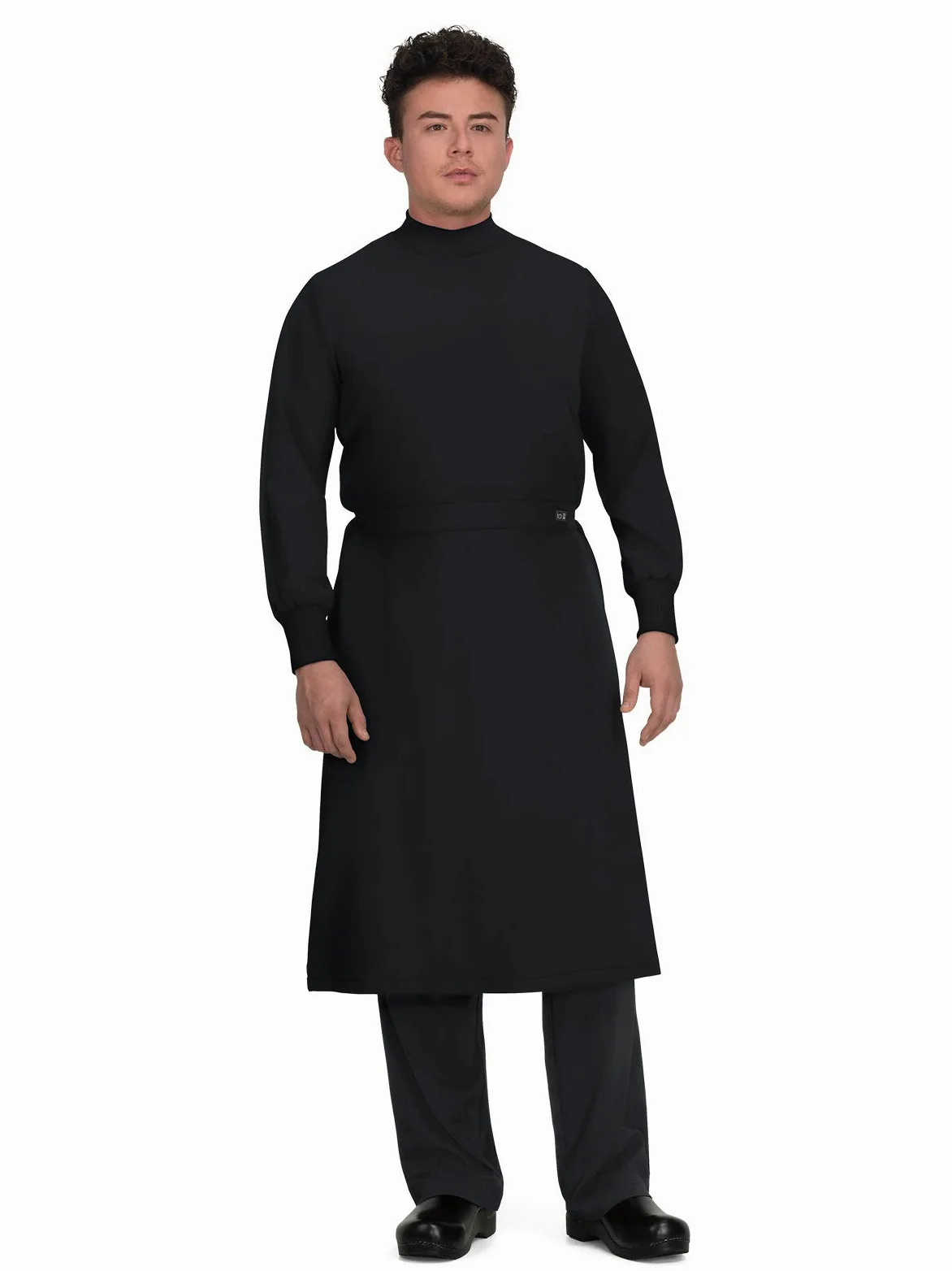 KOI Bata clínica unisex, Negro -, XXL