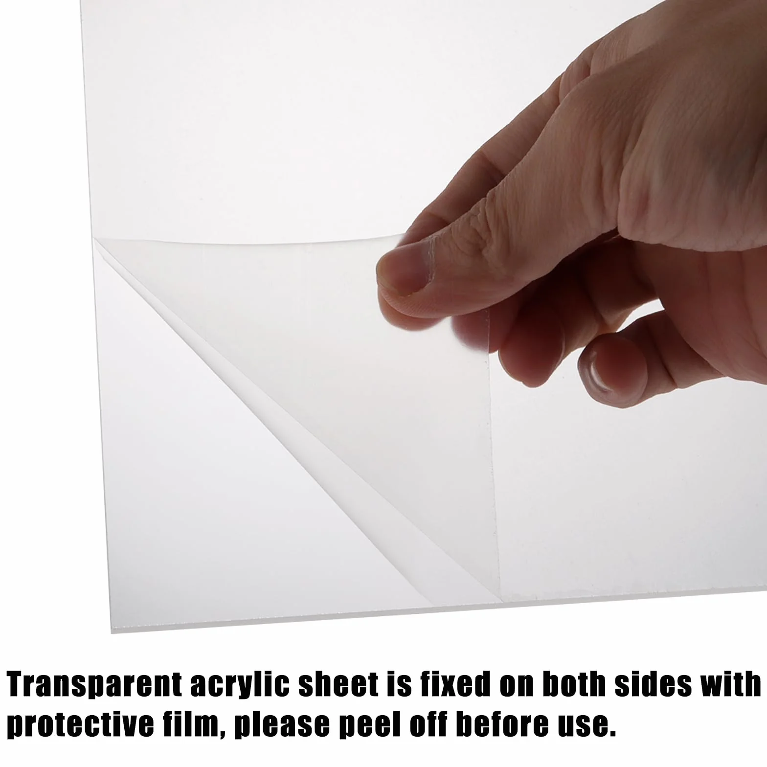 Metraquilato Transparente 4mm 40x30cm Metacrilato para Manualidades Vitrinas Bricolaje