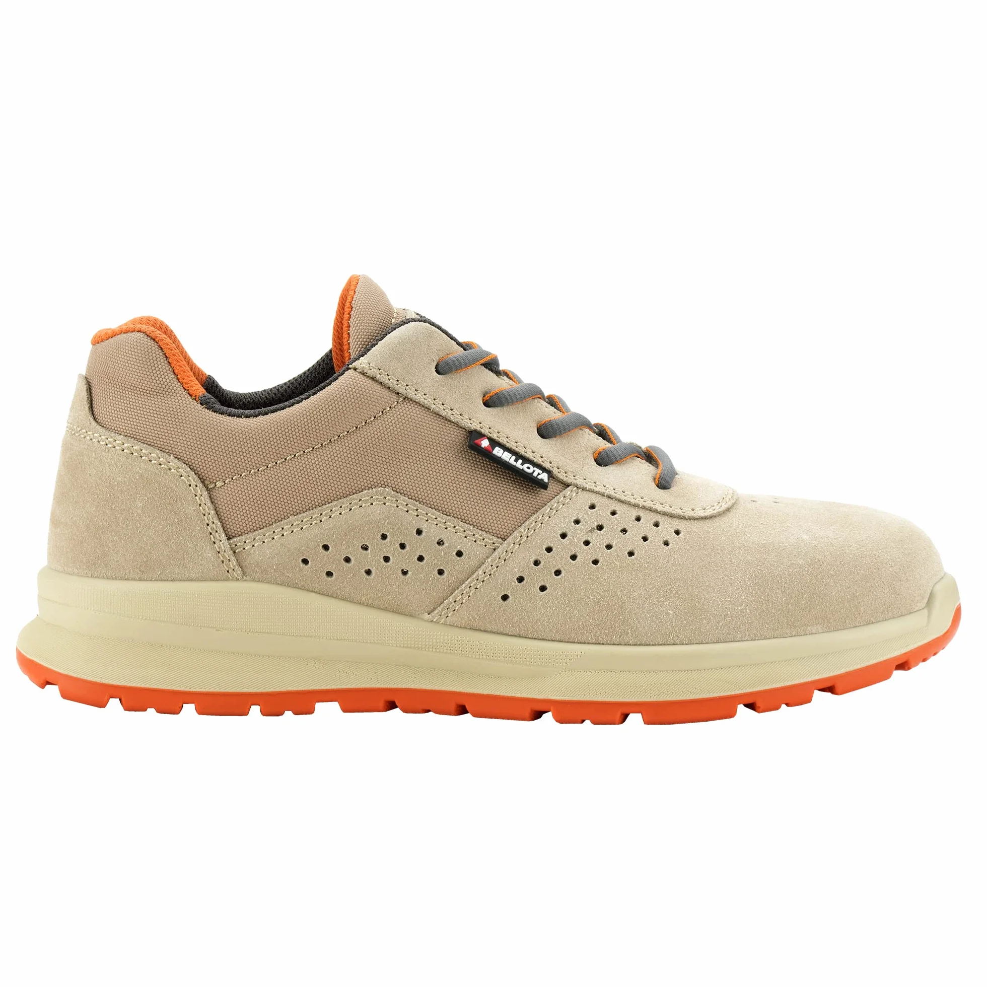 Bellota FTW3050S1P - Zapato de Seguridad Core S1P de Hombre y Mujer de Piel Serraje Transpirable, Ligero y Resistente a Golpes y Rozaduras