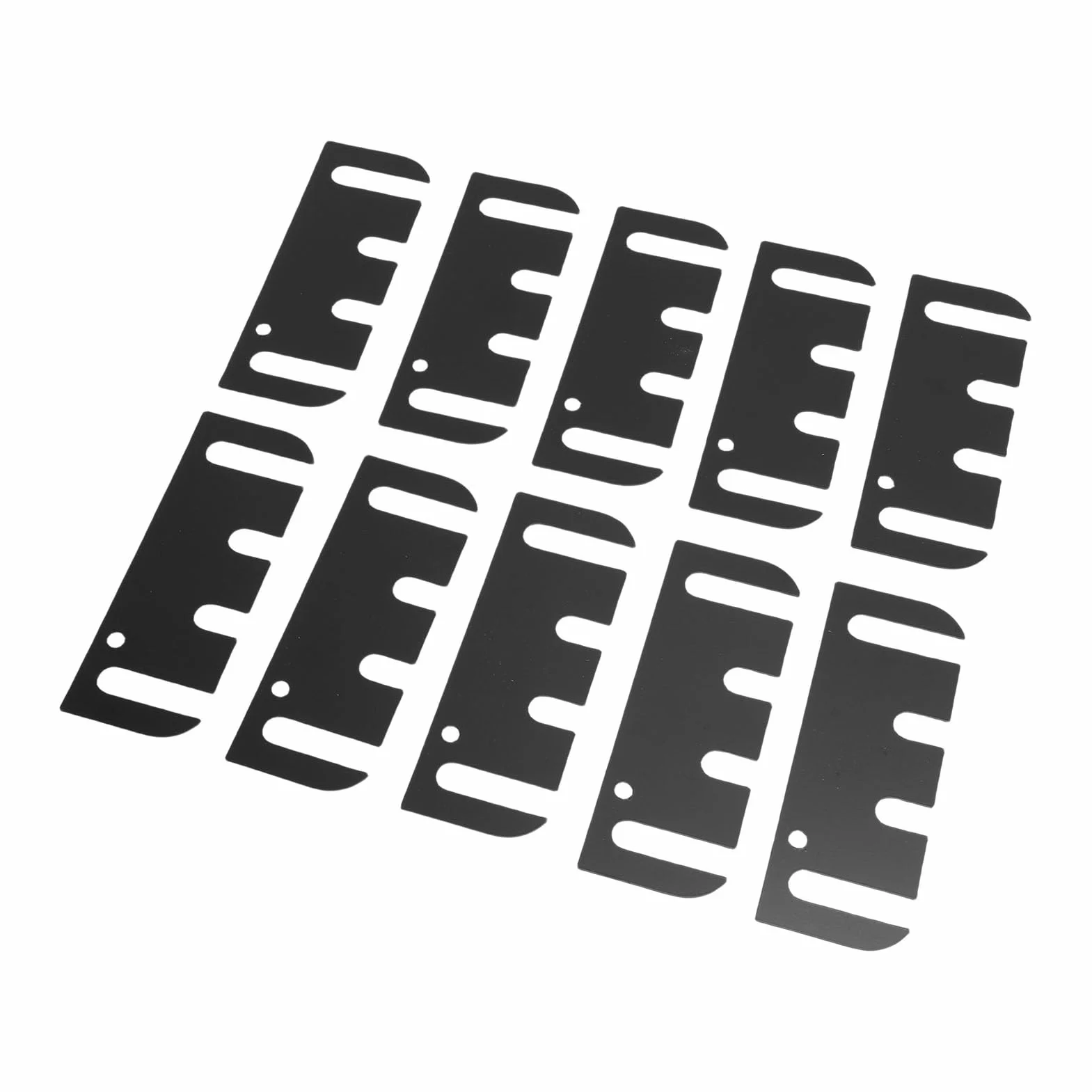 Cuñas para Bisagras de Puerta de Acero Inoxidable, Espaciadores Recubiertos, 10 Piezas