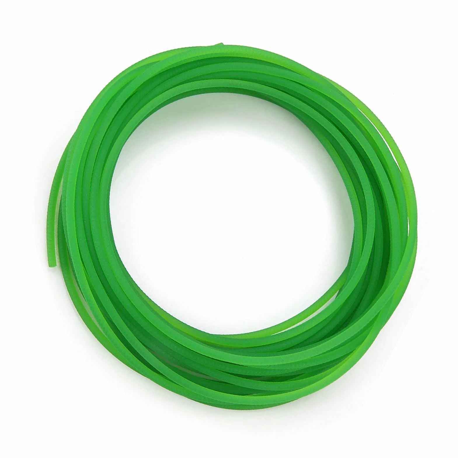 Correa Redonda Poliuretano 3mm x 10m Transmisión Industrial Verde Alta Resistencia