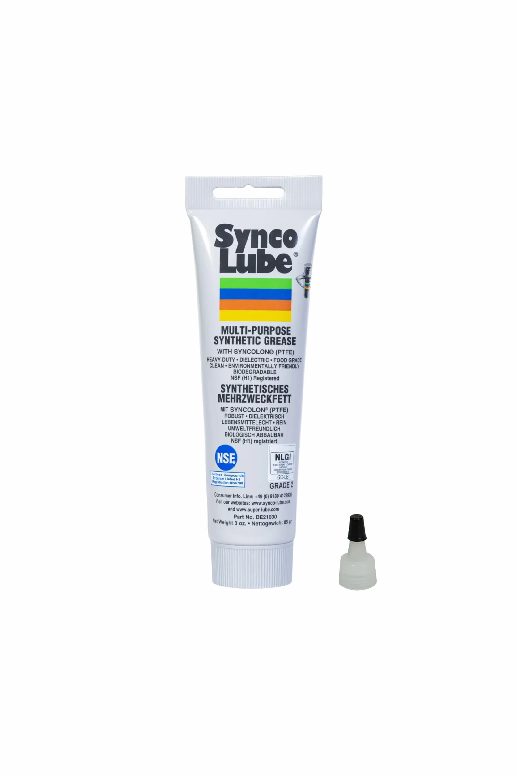 Super Synco Lube Grasa sintética multiusos con Syncolon PTFE 85 g tubo + aplicador 10201