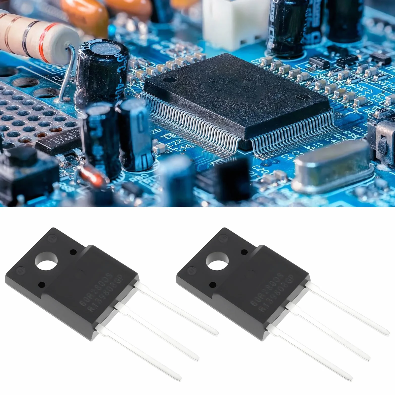 ECSiNG MMF60R280QS TO-220 Tubo de efecto de campo de iones de cristal líquido 4 unidades