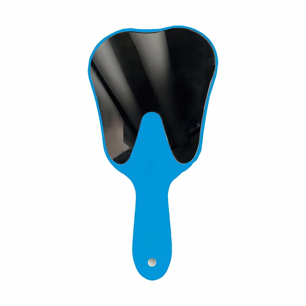WANGCL Espejo dental portátil con mango de plástico para dentistas, clínicas dentales (azul)