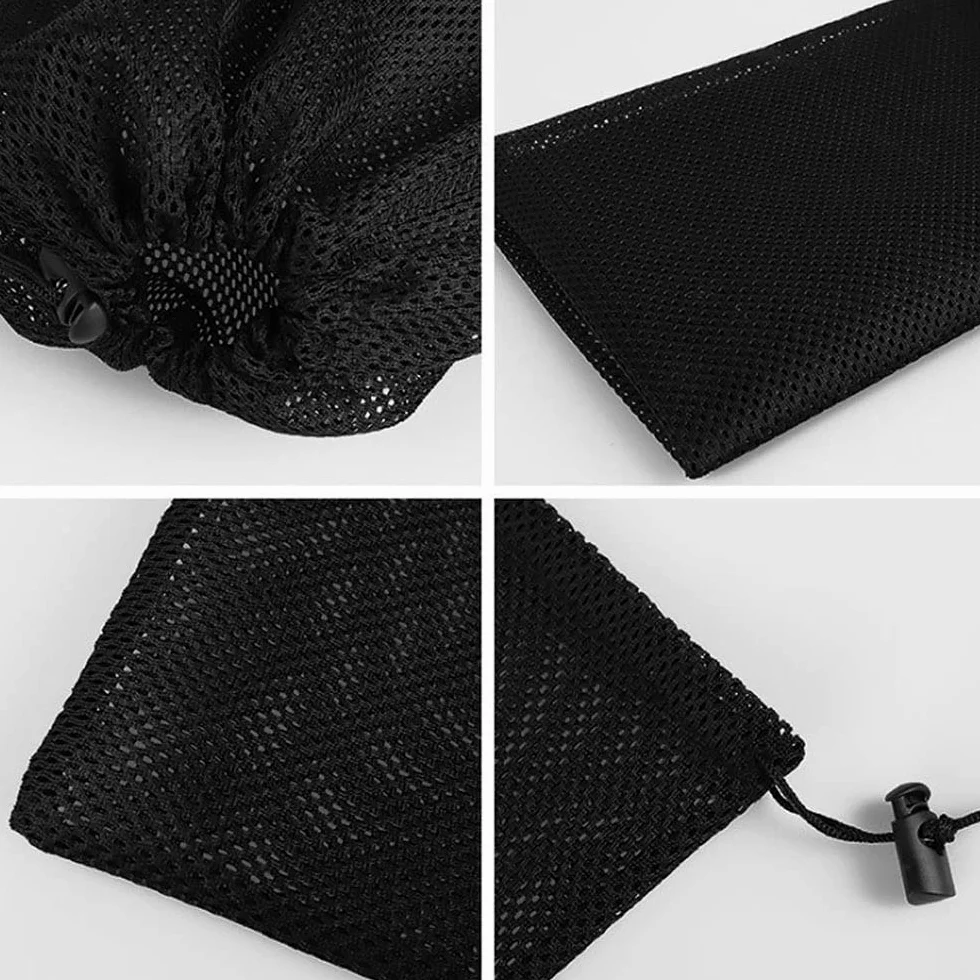 Bolsa de filtro de bomba de estanque 41x31 cm negro