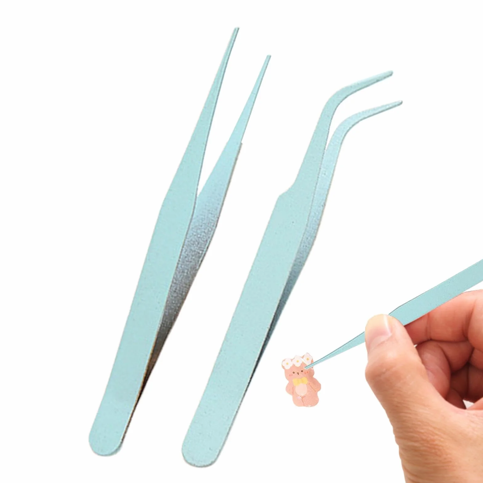 Pinzas de codo para pegatinas de acero inoxidable para scrapbooking