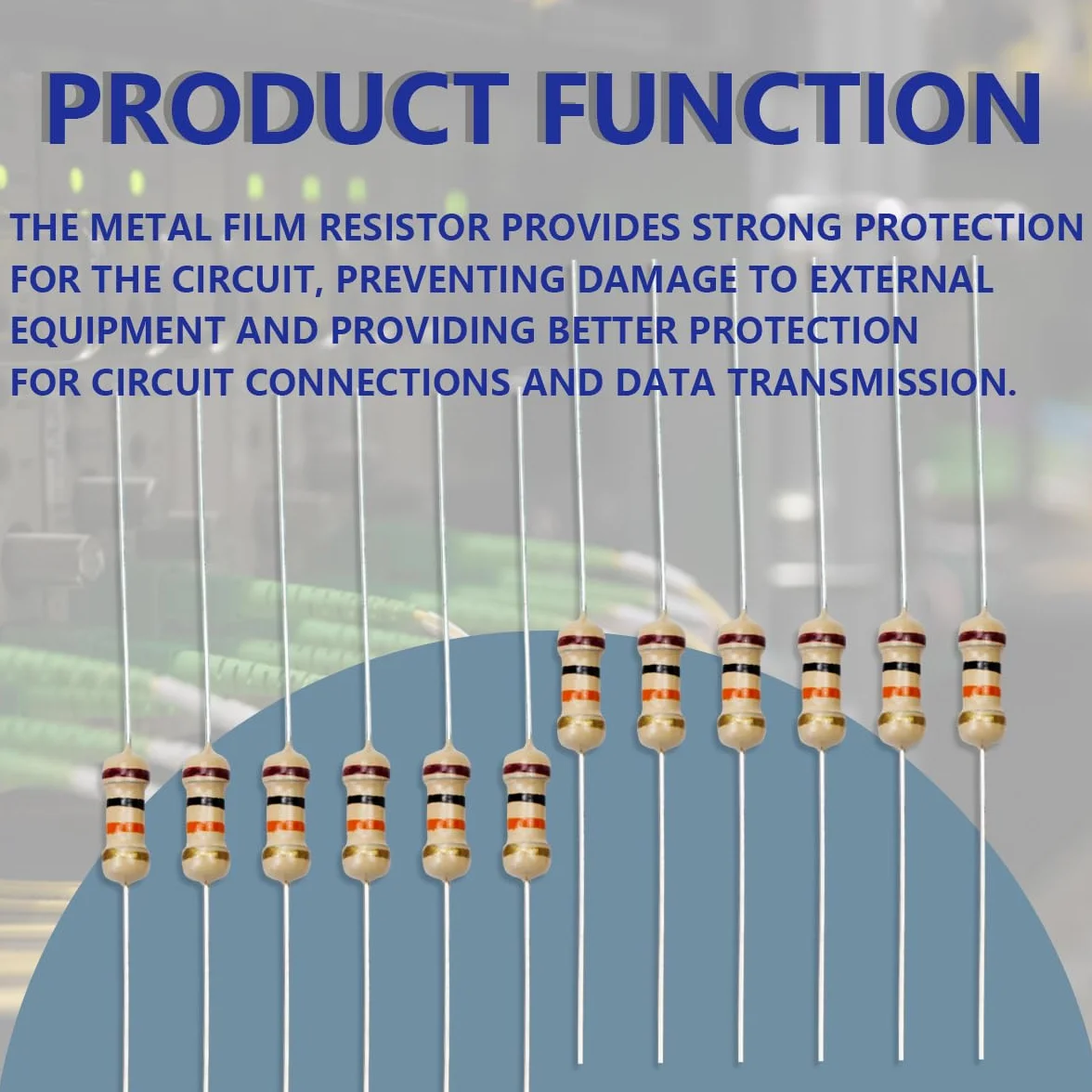 10KΩ 1/4W 5% Resistencia de Película de Carbono 100 Piezas DIY