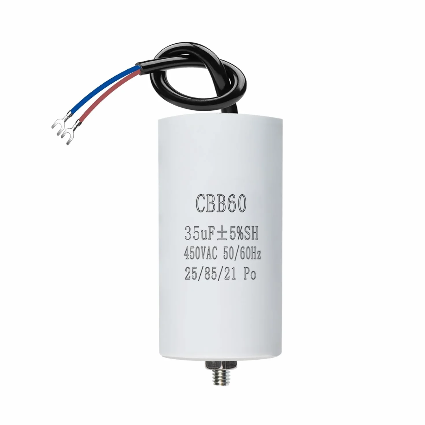 ANGEEK CBB60 450V 35µF 50/60Hz Condensador de arranque para motor 50x106mm