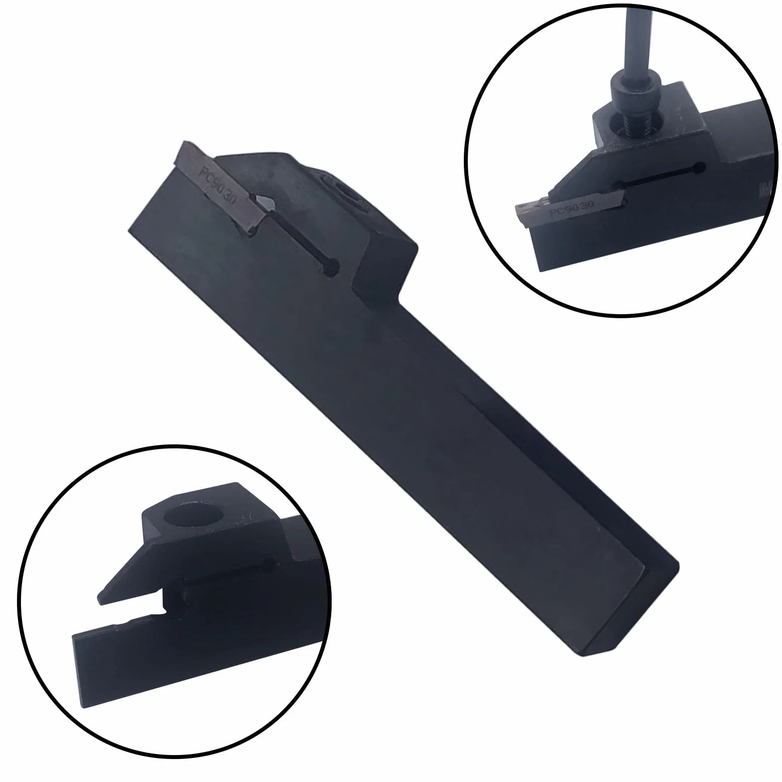 Soporte para herramientas de corte de torno MGEHR1616-2 con 11 plaquitas MGMN200-G de metal duro