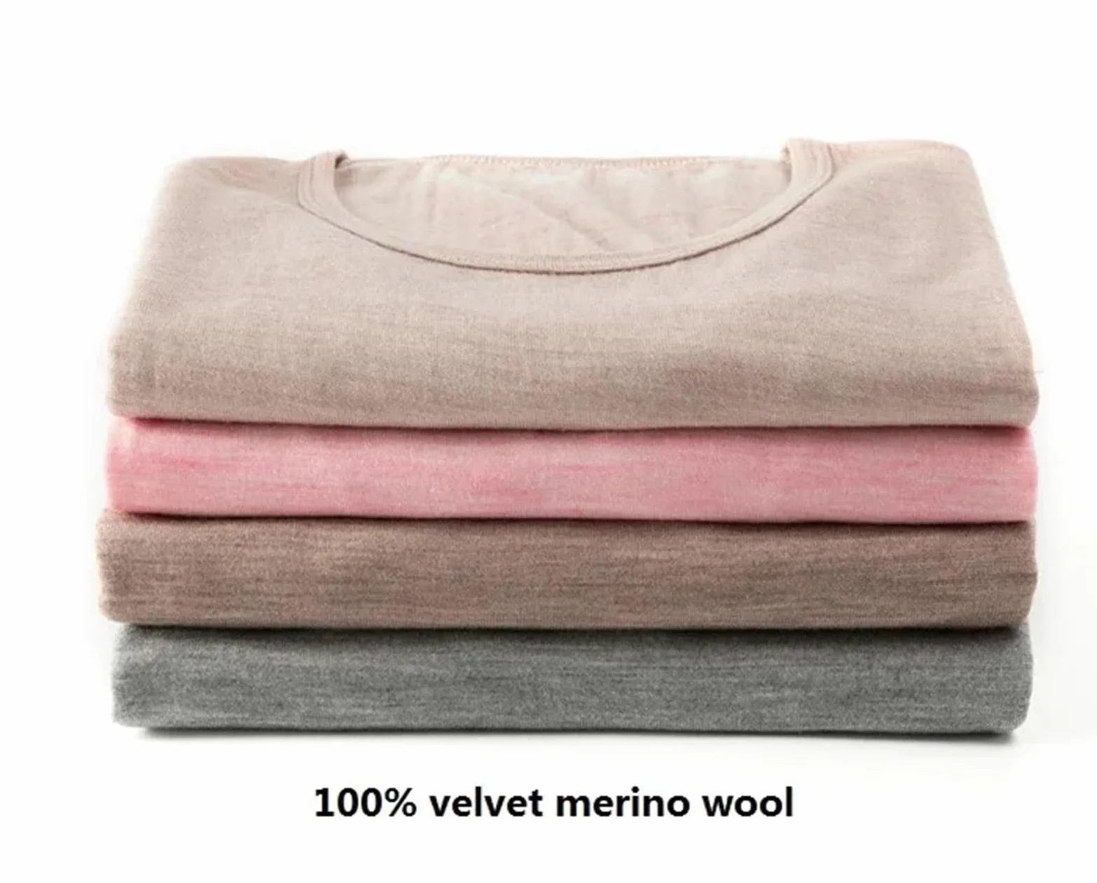 Ropa Termica Pare Mujer Conjunto de lana for hombre y mujer, conjunto de ropa interior térmica de lana, capa Base larga John de invierno, parte superior e inferior gruesa cálida(Women Lt Camel,M)