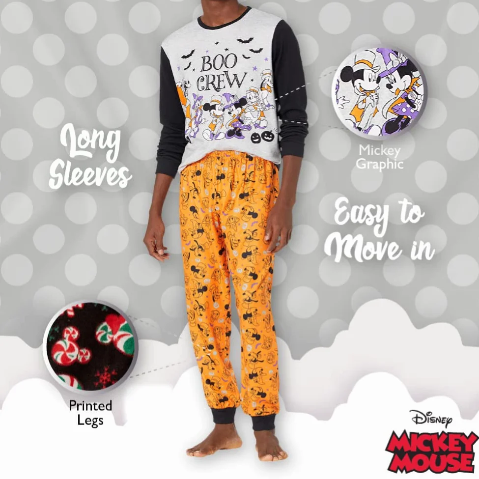 Disney Mickey Mouse Family Sleep Juego de Pijama Unisex niños