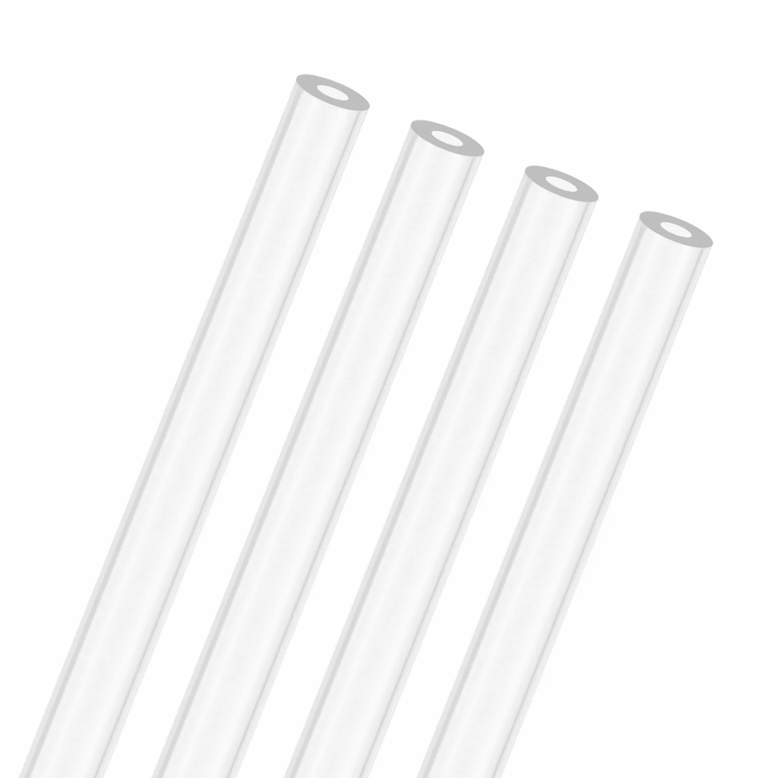 M METERXITY 4Pcs Tubo Rígido De Acrílico Transparente 3mm DI x 7mm DE 305mm