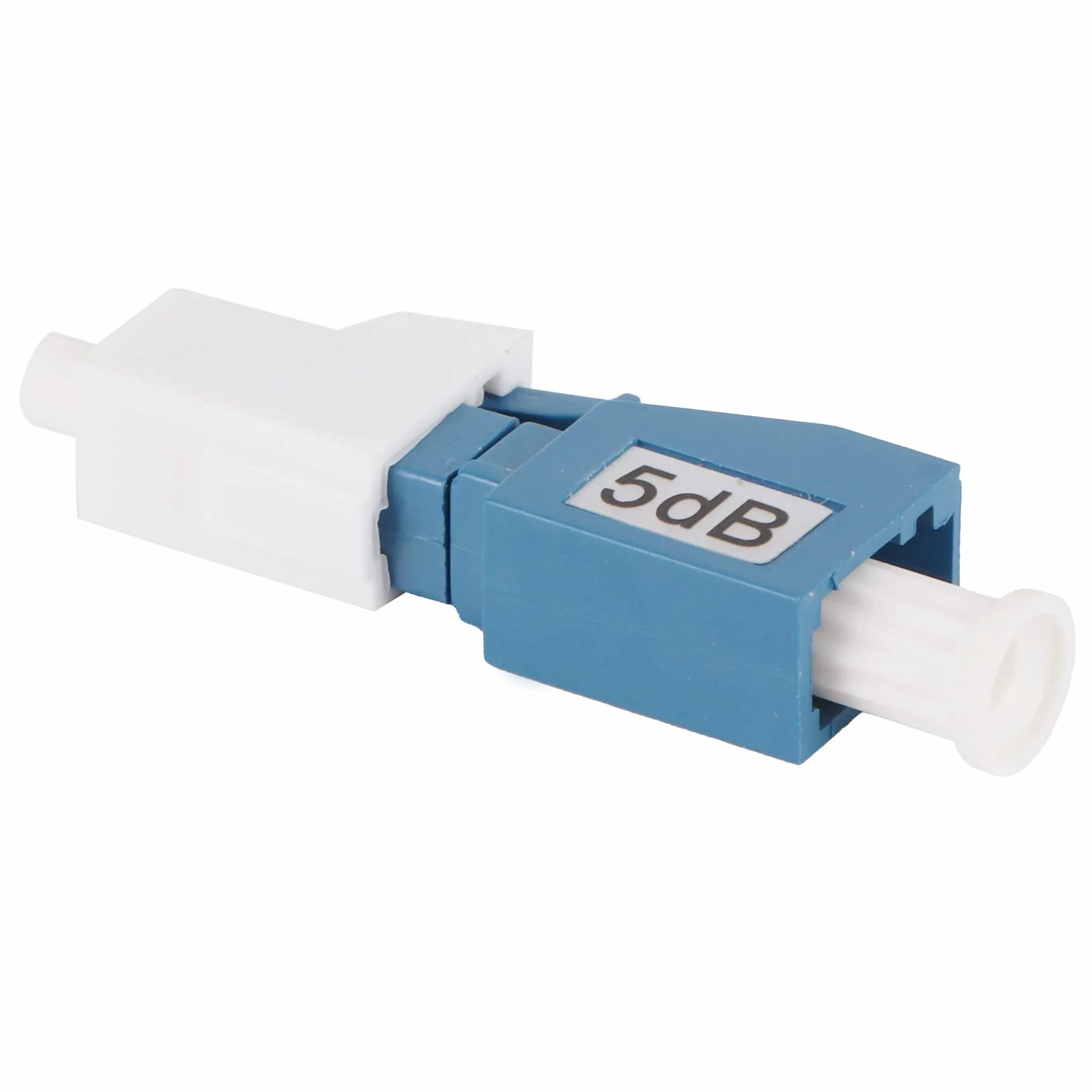 Garosa Atenuador de Fibra Óptica Monomodo LC/UPC 5dB Conector Macho Hembra ABS Cerámica Acero Inoxidable