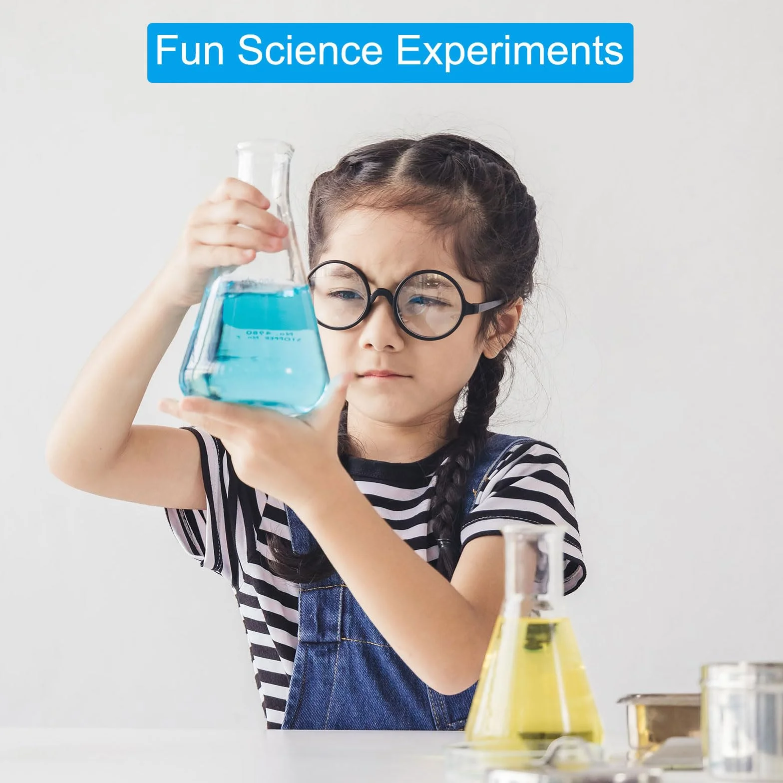 PATIKIL Kolba Erlenmeyer 3 szt 100 ml Szkło Borokrzemianowe Z Podziałką Laboratorium Chemiczne