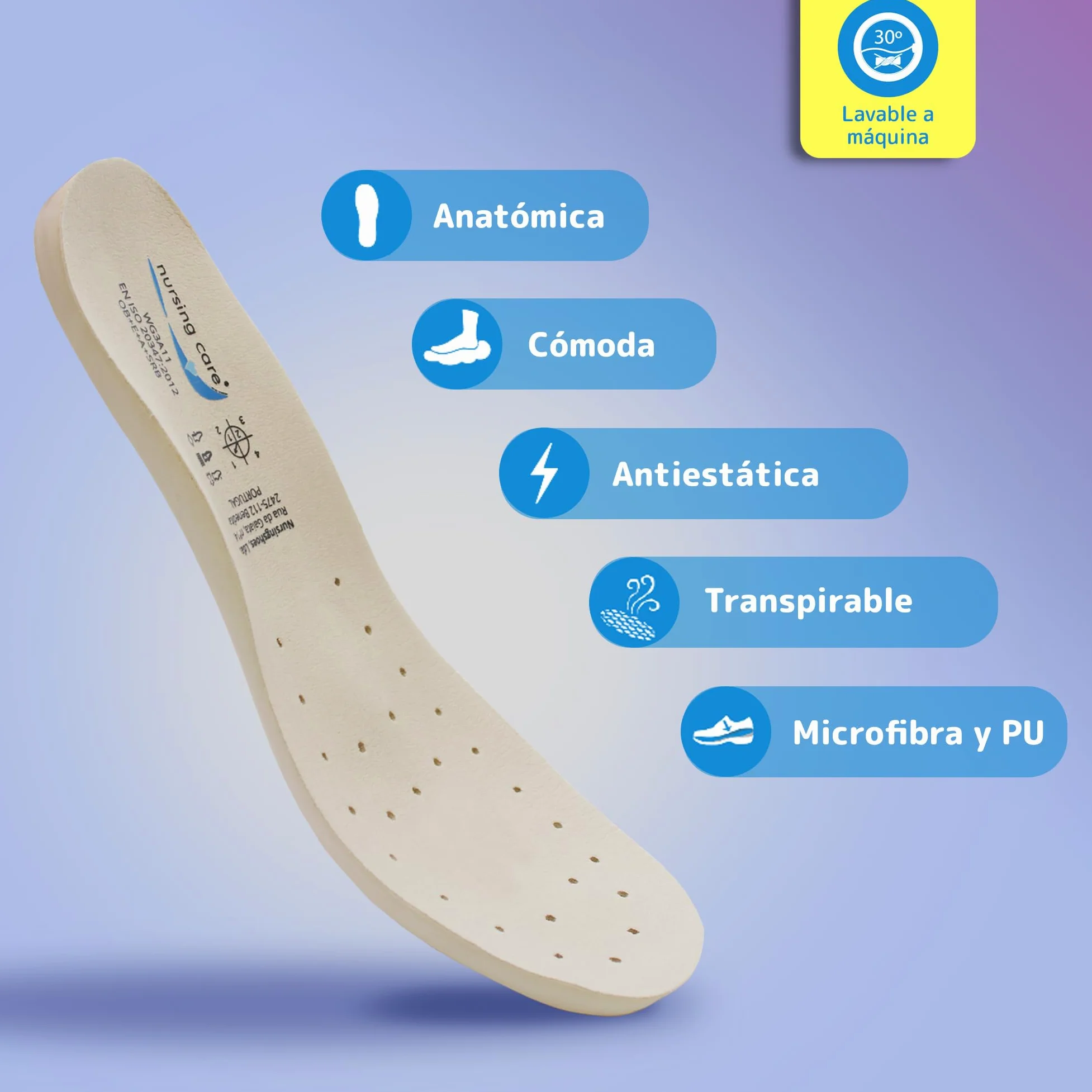 Zuecos de Piel Wash'Go Berlín, Mujer y Hombre, Hospital o Domésticos
