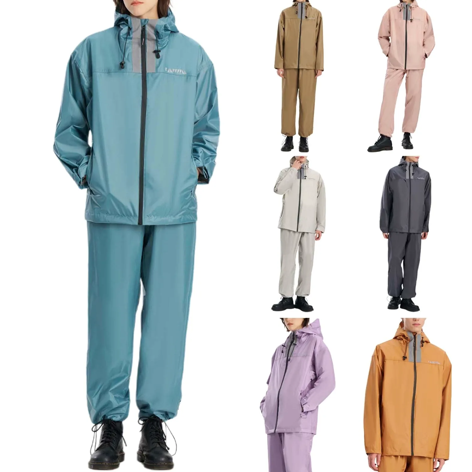 Chubasquero para hombre, impermeable, transpirable, chubasquero ligero con capucha, capa de lluvia, traje deportivo al aire libre, golf, senderismo, ocio