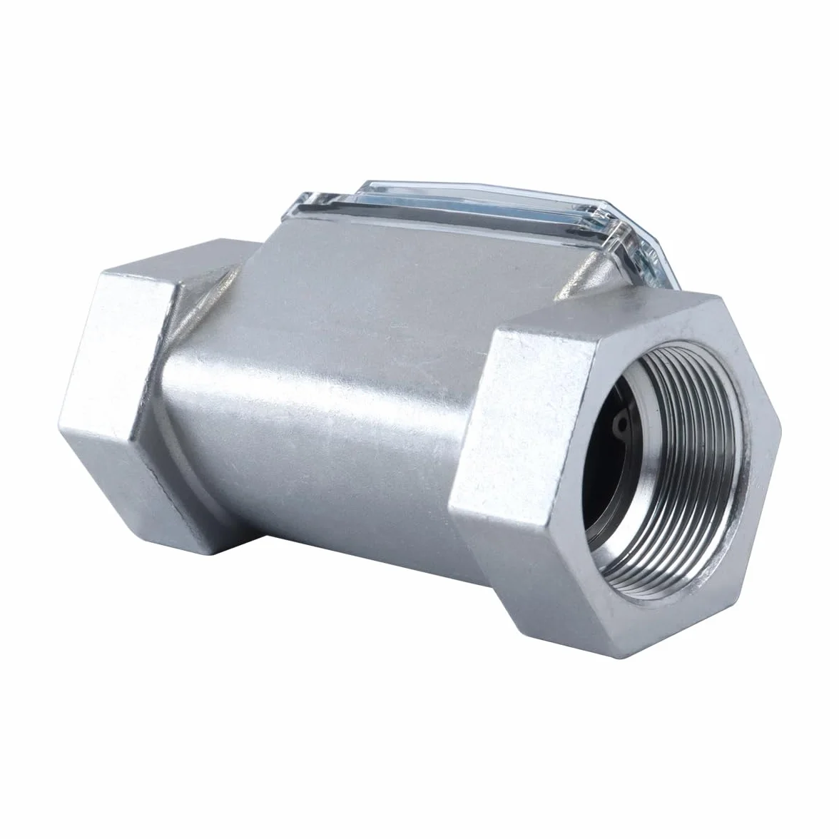 Sarini Medidor de flujo de turbina digital para agua diésel combustible 40-280 l 1 pulgada NPT aleación de aluminio